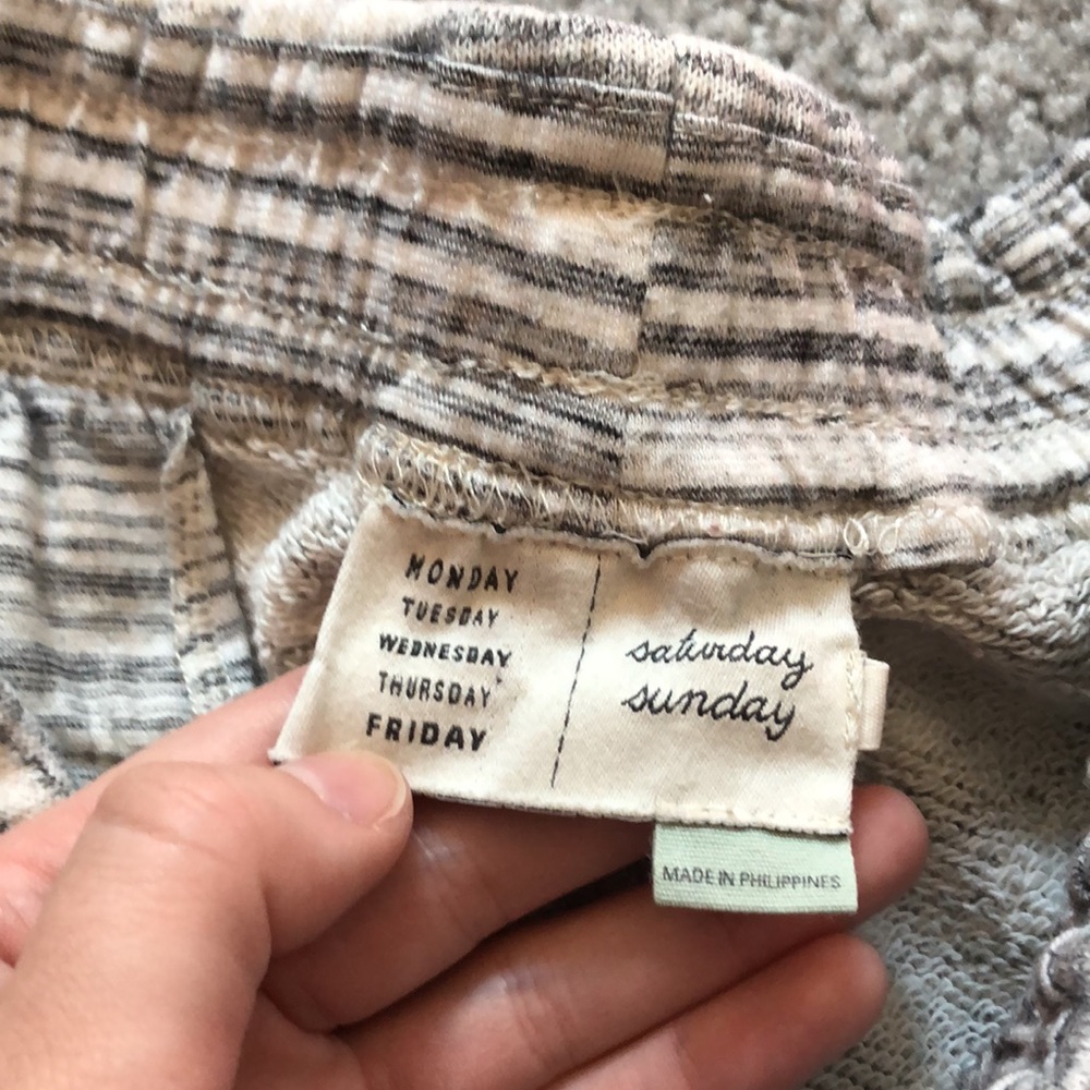 Saturday Sunday Patterned Joggers - Picture 2 of 15